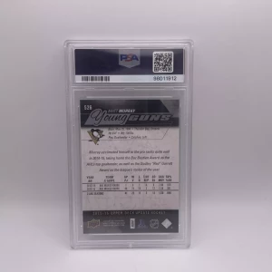 Matt Murray Young Guns Psa 10 back